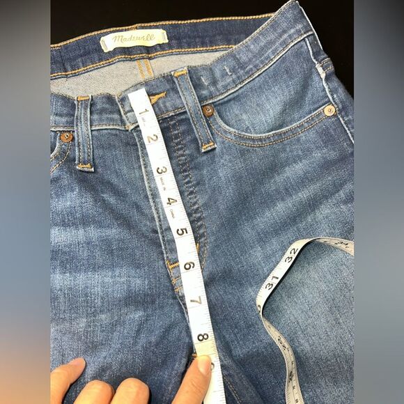 Madewell Cali Demi-Boot Jeans Medium Wash Size 25P EUC - Picture 8 of 9